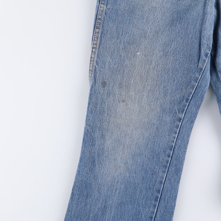 Vintage 1980'S Dickies straight-leg denim pants, men's size W32 cotton blue type Vintage Second Hand