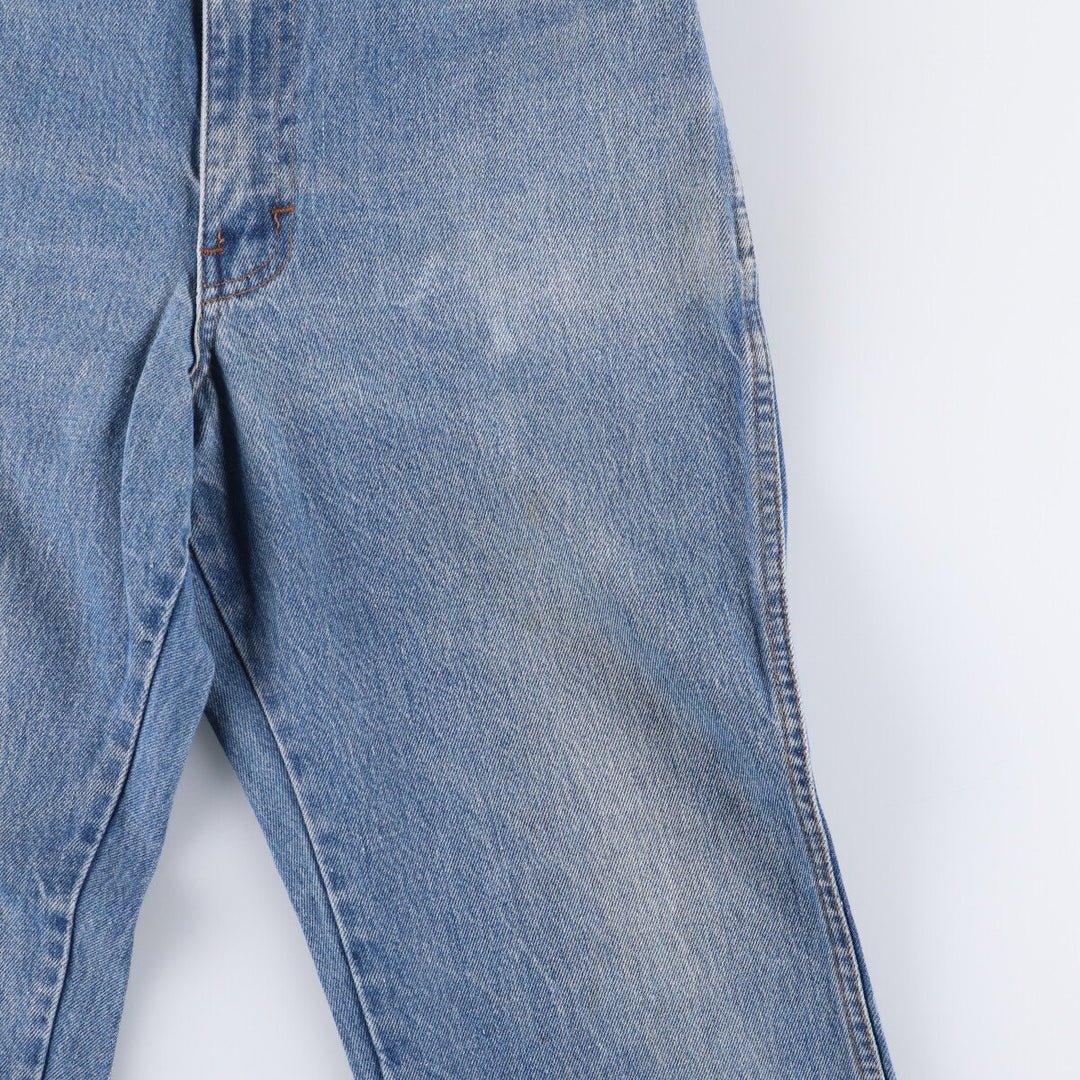 Vintage 1980'S Dickies straight-leg denim pants, men's size W32 cotton blue type Vintage Second Hand