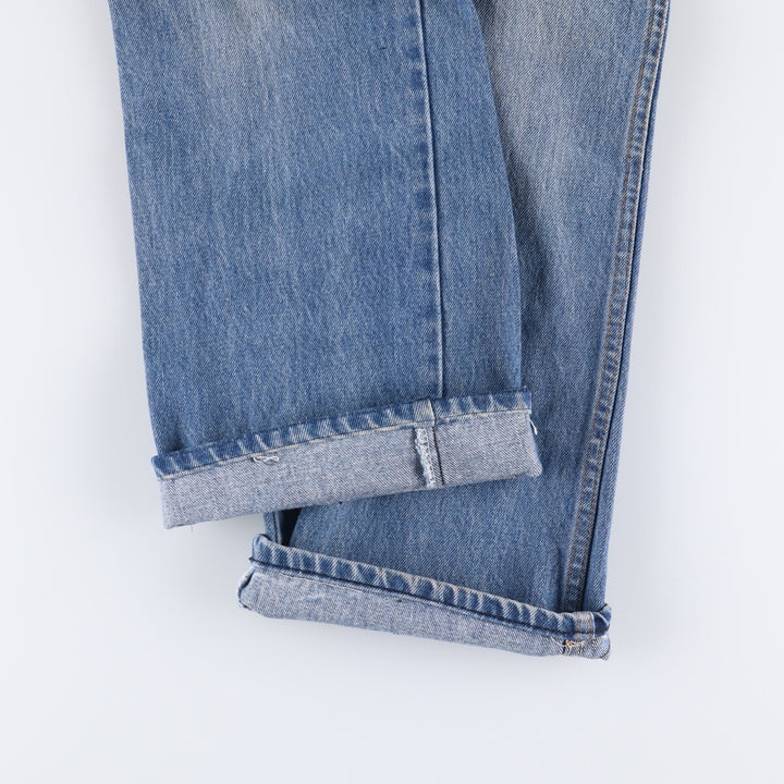 Vintage 1980'S Dickies straight-leg denim pants, men's size W32 cotton blue type Vintage Second Hand