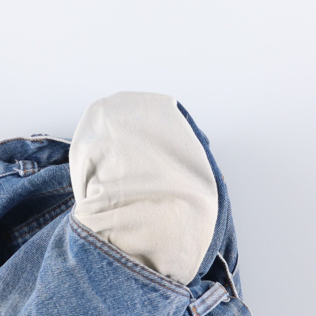 Vintage 1980'S Dickies straight-leg denim pants, men's size W32 cotton blue type Vintage Second Hand