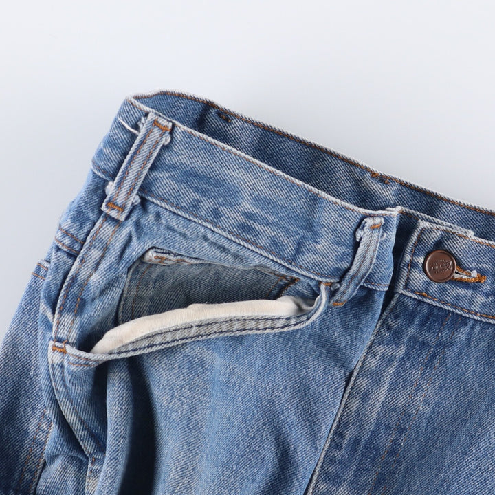 Vintage 1980'S Dickies straight-leg denim pants, men's size W32 cotton blue type Vintage Second Hand
