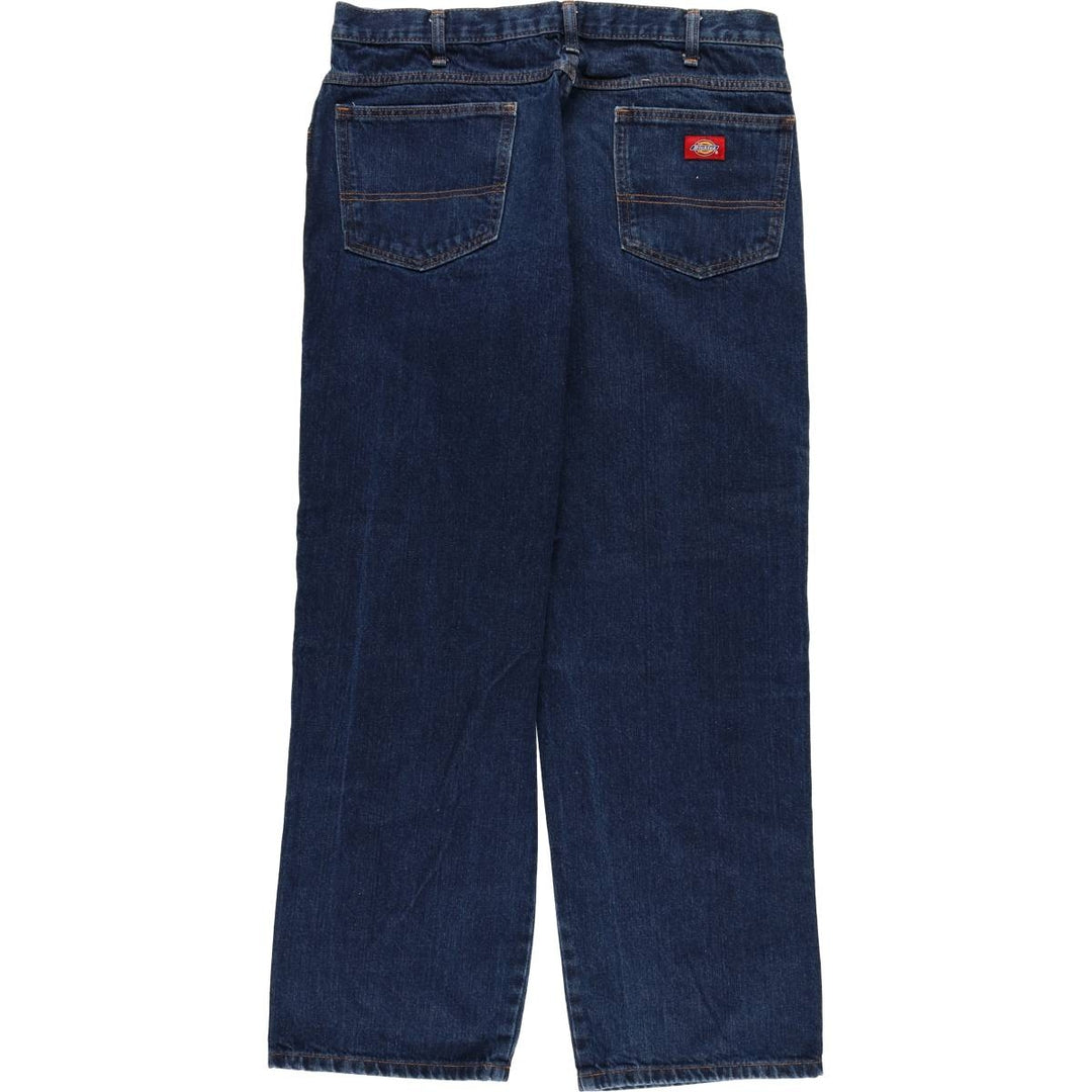 Dickies Men's Straight Denim Pants, Size W36 cotton blue type Vintage Second Hand