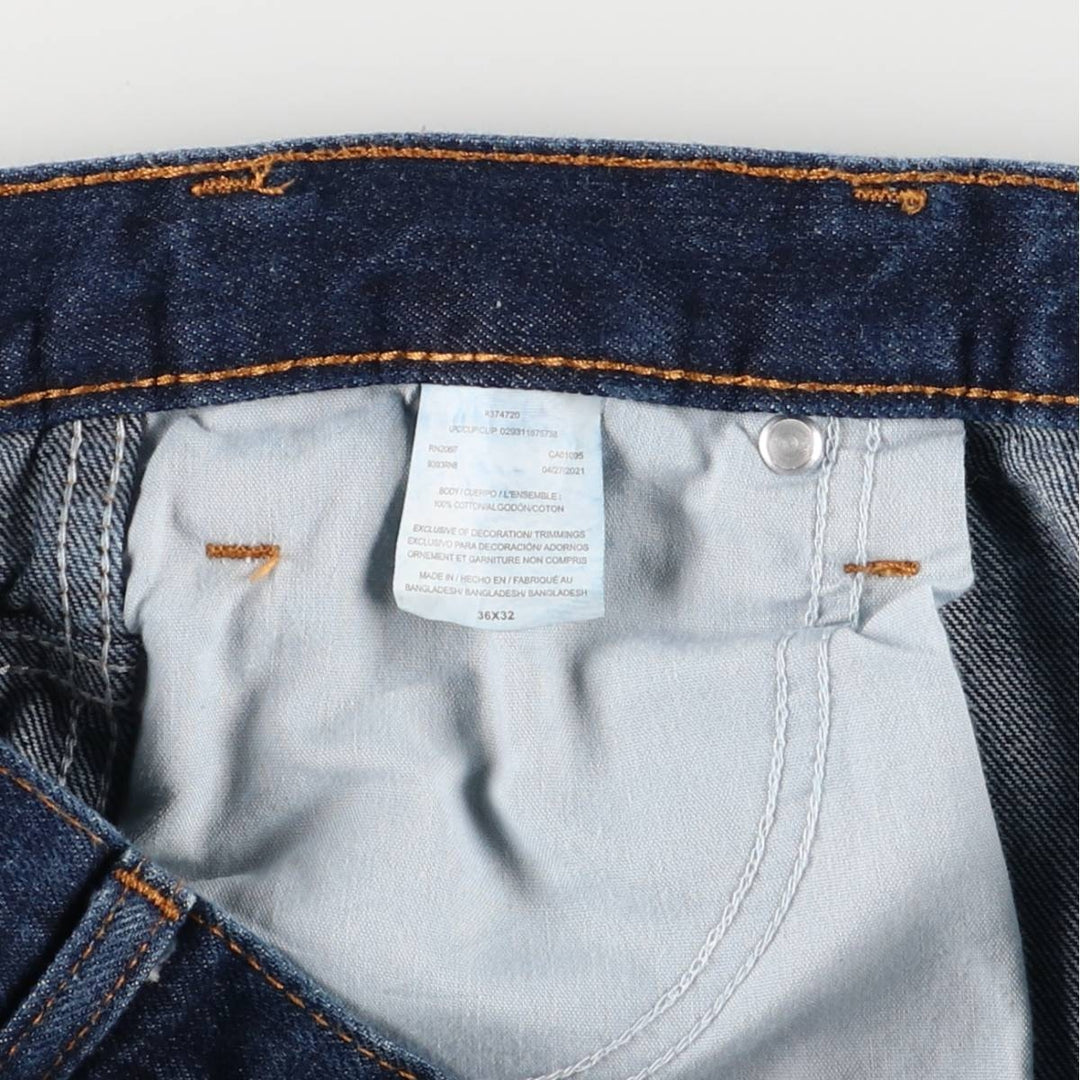Dickies Men's Straight Denim Pants, Size W36 cotton blue type Vintage Second Hand