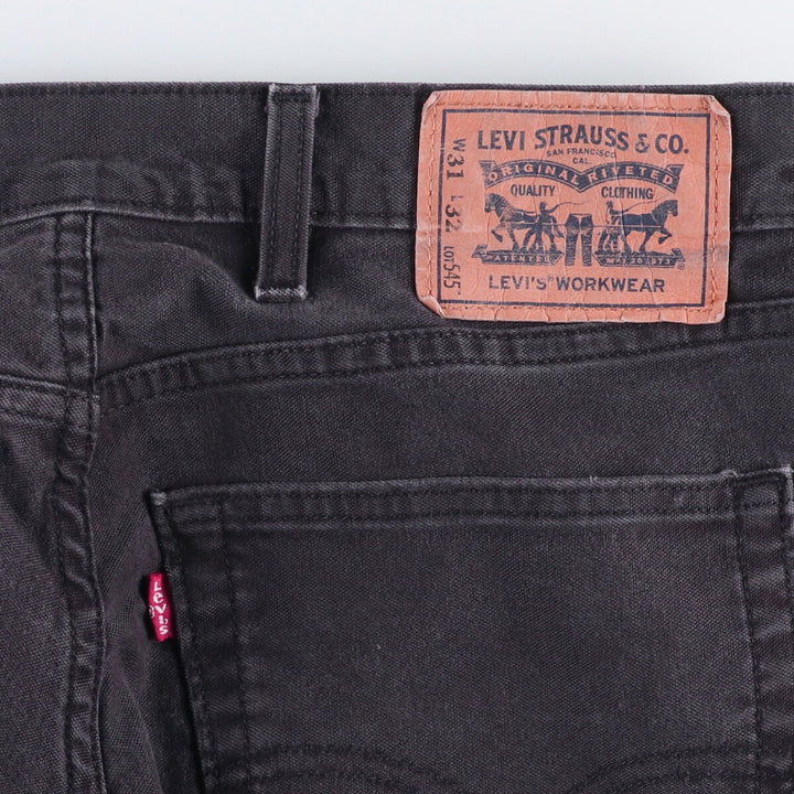Levi's WORKWEAR 545 Duck Work Cargo Pants, Men's, Size W32 cotton black type Vintage Second Hand