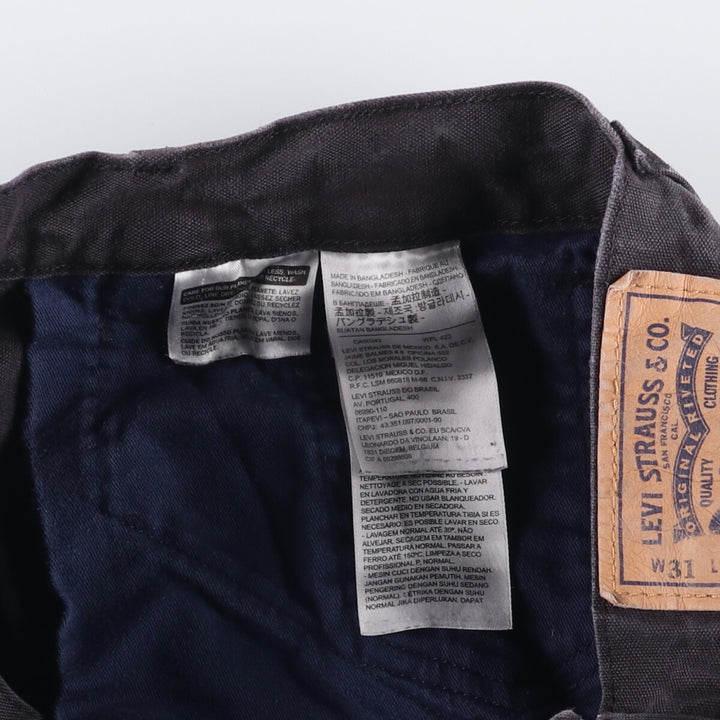 Levi's WORKWEAR 545 Duck Work Cargo Pants, Men's, Size W32 cotton black type Vintage Second Hand