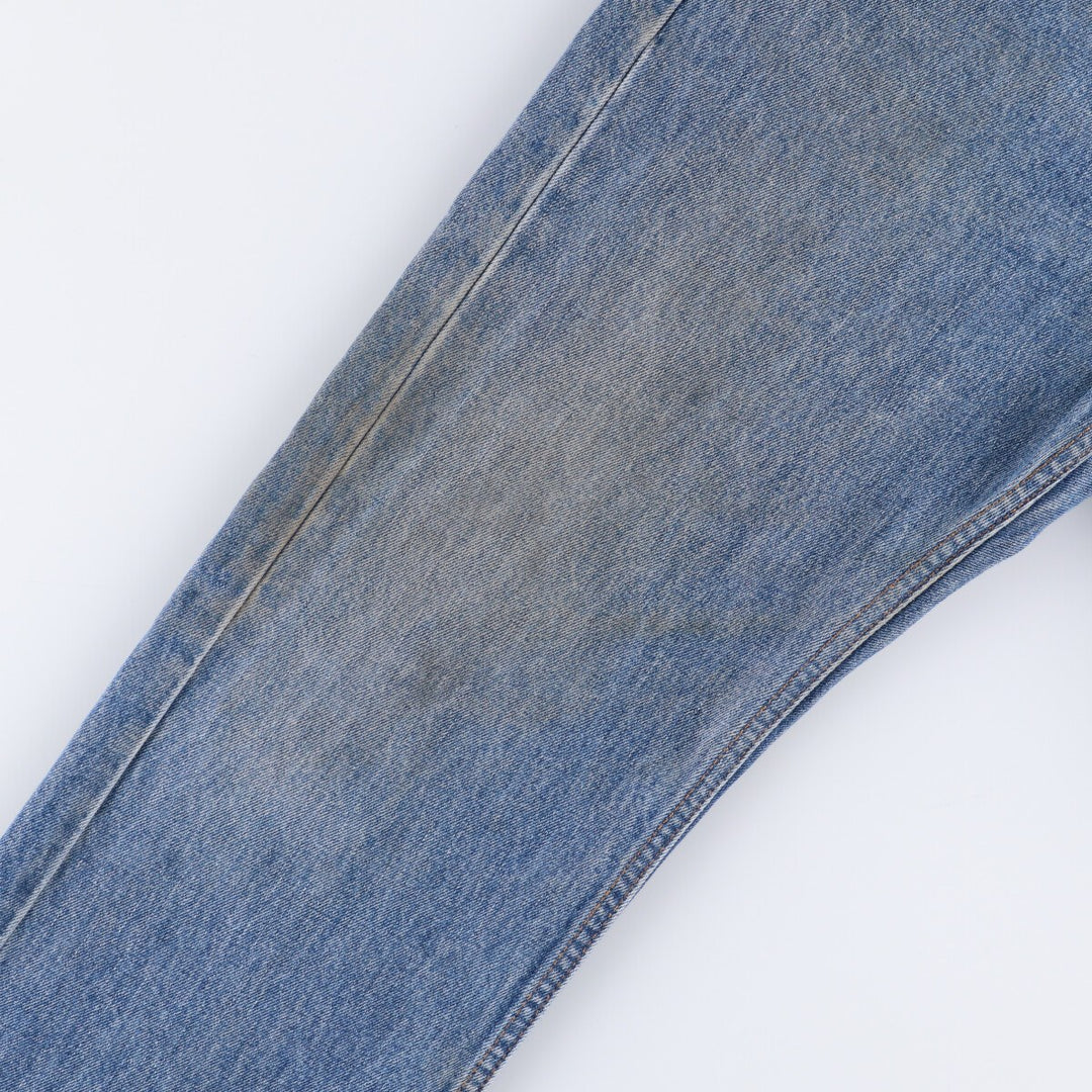Levi's 505 tapered denim pants for men, equivalent to w35 cotton Blue type light blue Vintage Second Hand