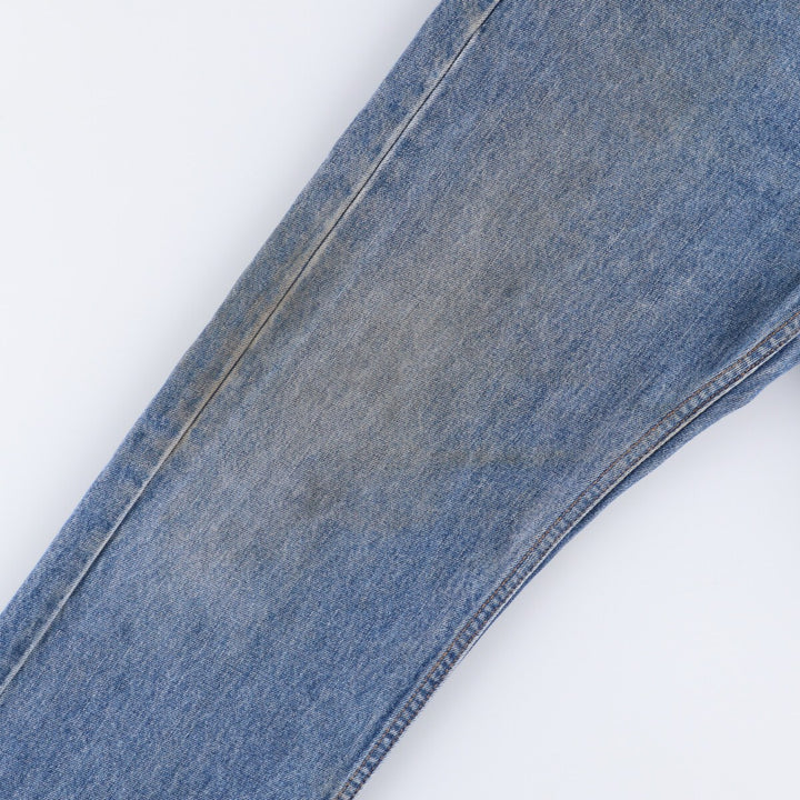 Levi's 505 tapered denim pants for men, equivalent to w35 cotton Blue type light blue Vintage Second Hand