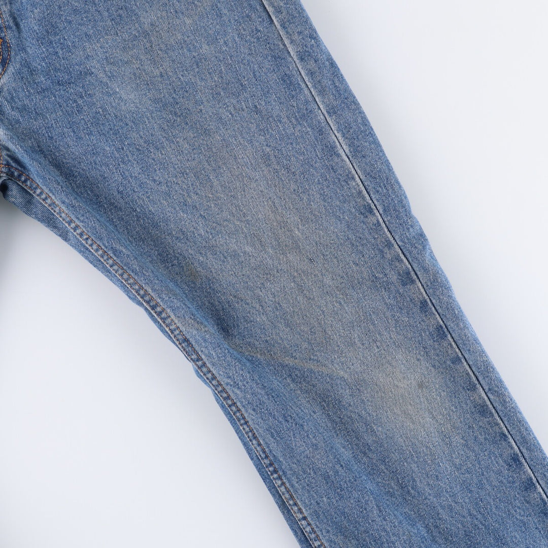 Levi's 505 tapered denim pants for men, equivalent to w35 cotton Blue type light blue Vintage Second Hand