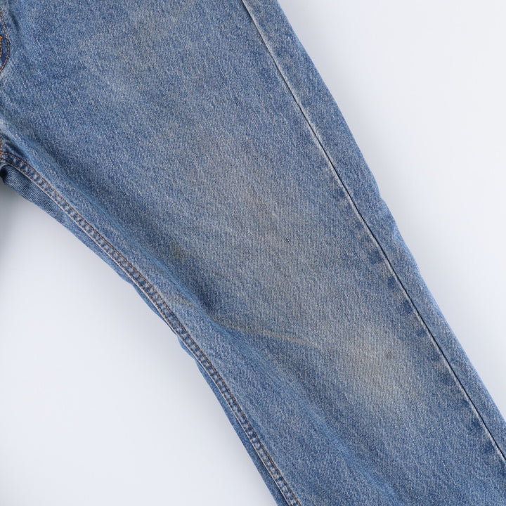 Levi's 505 tapered denim pants for men, equivalent to w35 cotton Blue type light blue Vintage Second Hand