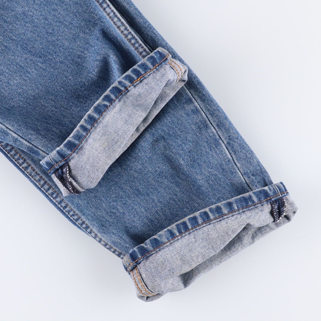 Levi's 505 tapered denim pants for men, equivalent to w35 cotton Blue type light blue Vintage Second Hand
