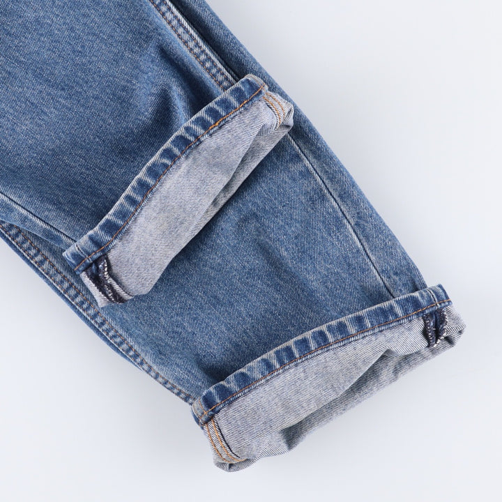 Levi's 505 tapered denim pants for men, equivalent to w35 cotton Blue type light blue Vintage Second Hand