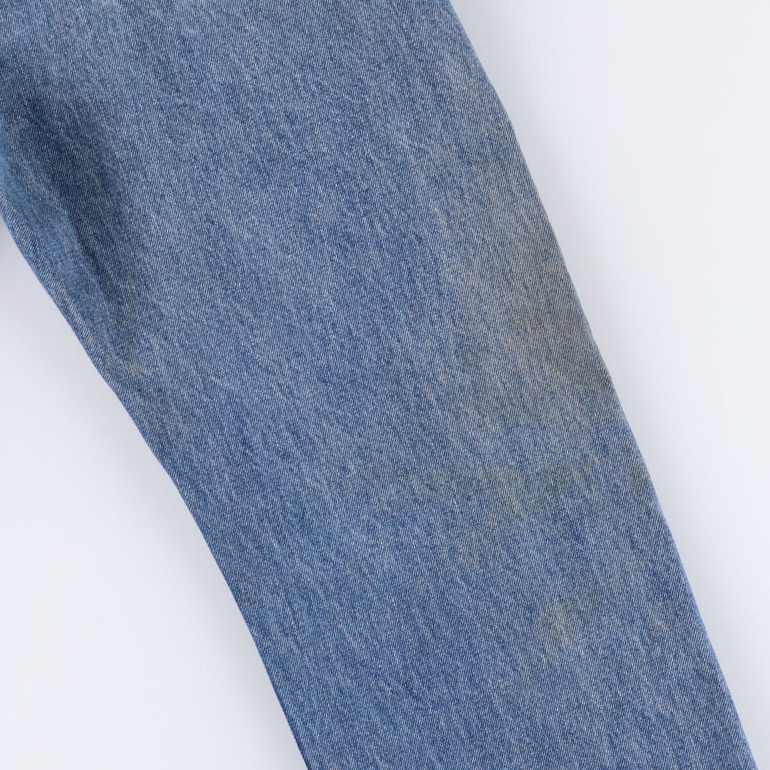 Levi's 505 tapered denim pants for men, equivalent to w35 cotton Blue type light blue Vintage Second Hand