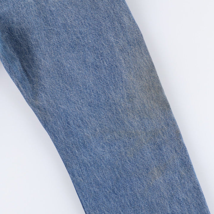 Levi's 505 tapered denim pants for men, equivalent to w35 cotton Blue type light blue Vintage Second Hand