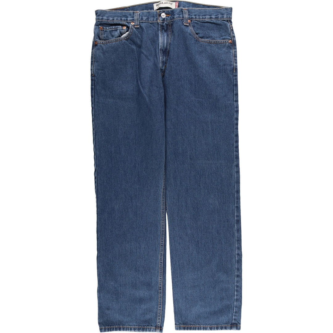 Levi's 505 REGULAR FIT tapered denim pants for men, size w37 cotton blue type Vintage Second Hand