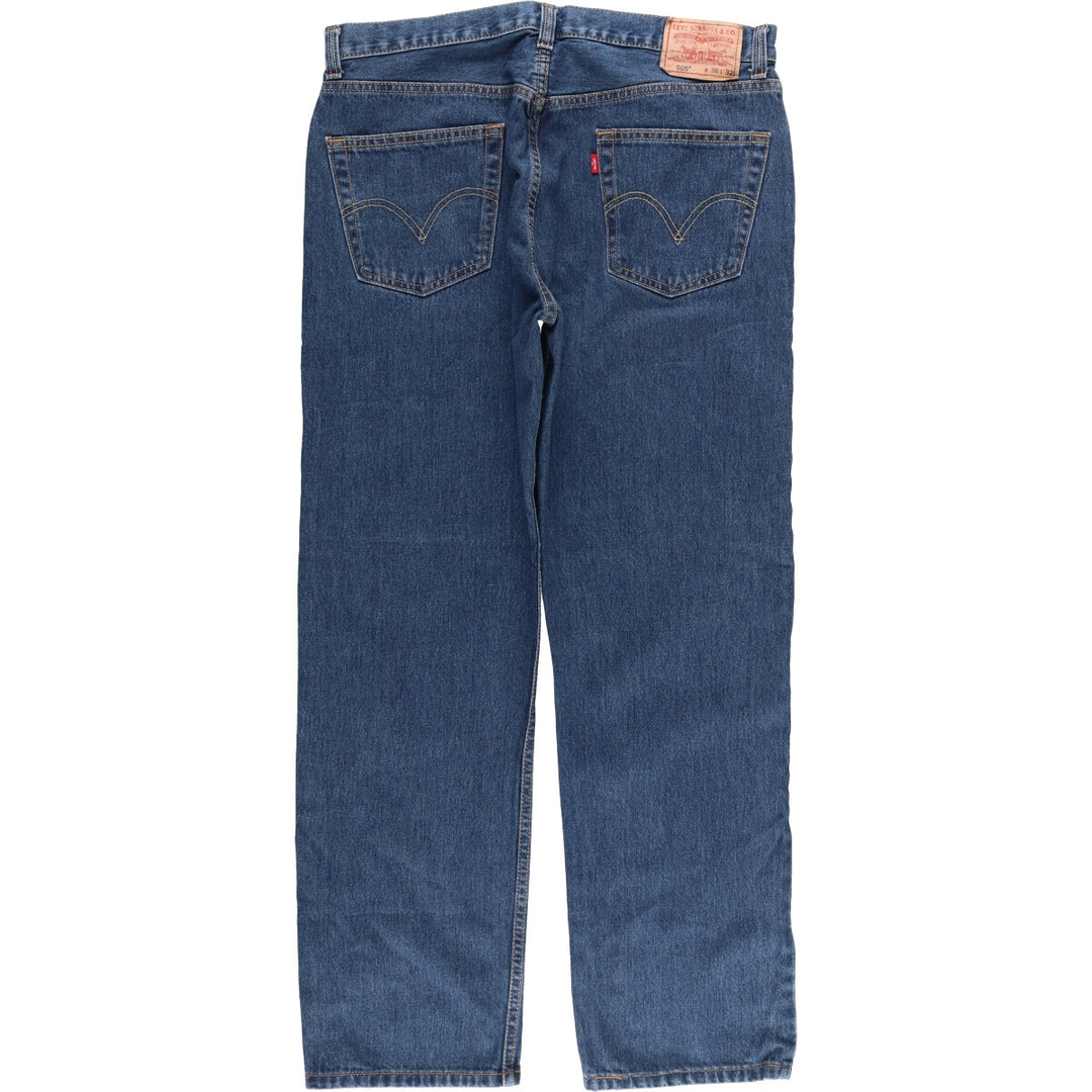 Levi's 505 REGULAR FIT tapered denim pants for men, size w37 cotton blue type Vintage Second Hand