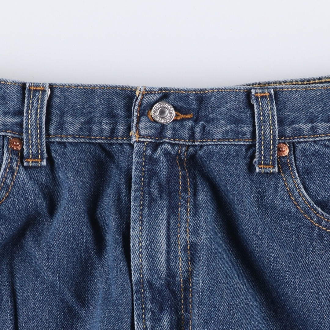 Levi's 505 REGULAR FIT tapered denim pants for men, size w37 cotton blue type Vintage Second Hand