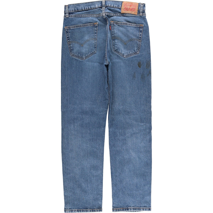 Levi's 505 tapered denim pants for men, equivalent to w32 cotton blue type Vintage Second Hand
