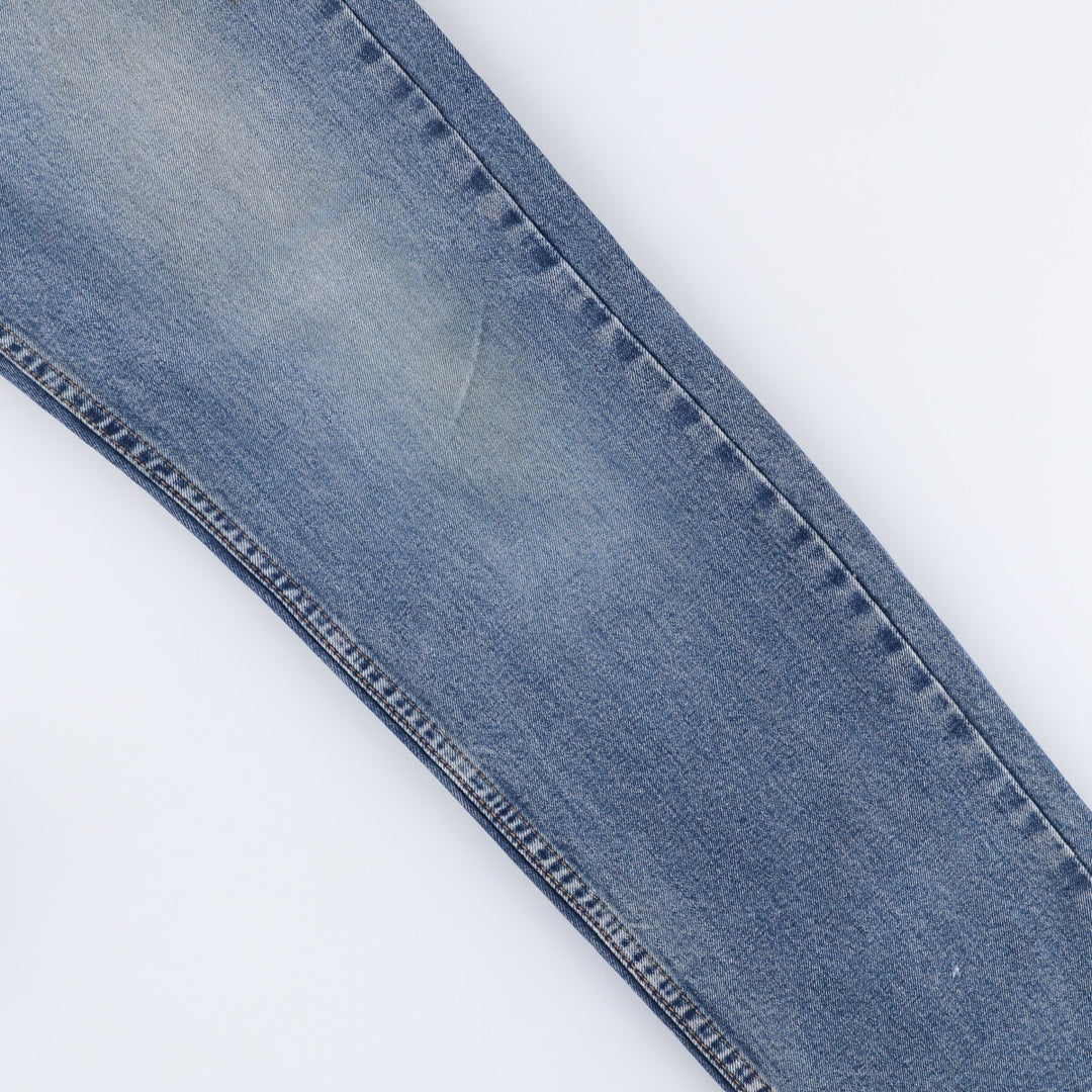 Levi's 505 tapered denim pants for men, equivalent to w32 cotton blue type Vintage Second Hand