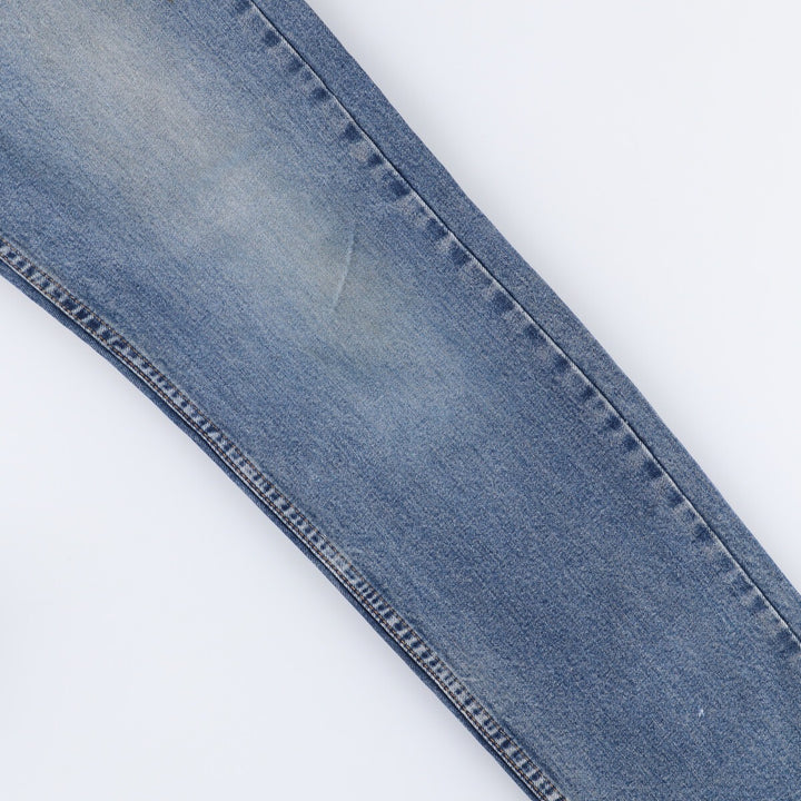 Levi's 505 tapered denim pants for men, equivalent to w32 cotton blue type Vintage Second Hand