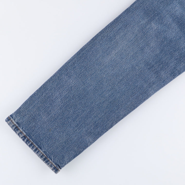 Levi's 505 tapered denim pants for men, equivalent to w32 cotton blue type Vintage Second Hand