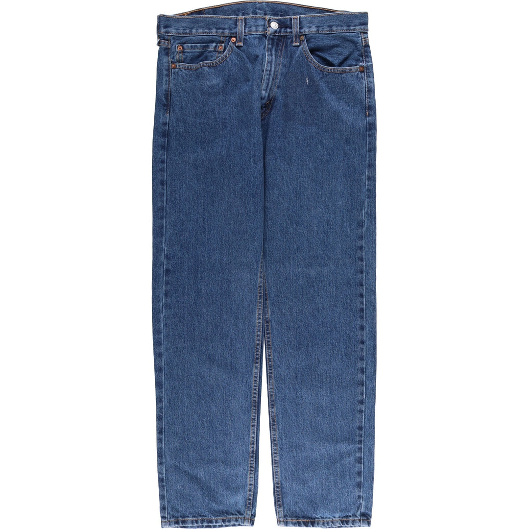 Levi's 505 tapered denim pants for men, equivalent to w35 cotton blue type Vintage Second Hand