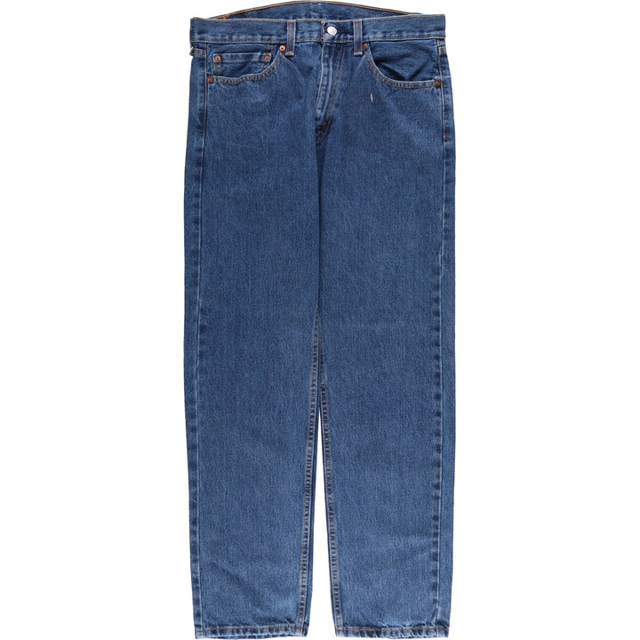 Levi's 505 tapered denim pants for men, equivalent to w35 cotton blue type Vintage Second Hand