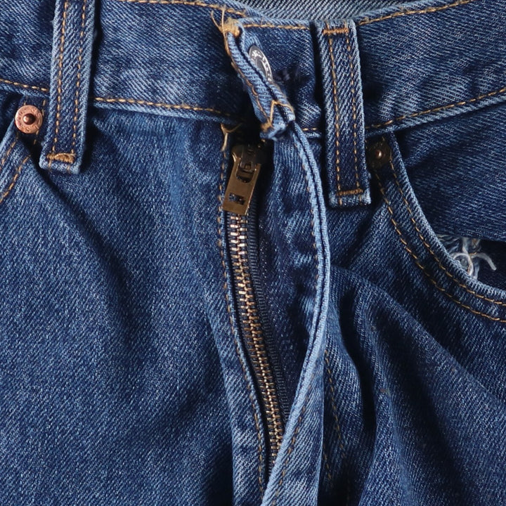 Levi's 505 tapered denim pants for men, equivalent to w35 cotton blue type Vintage Second Hand