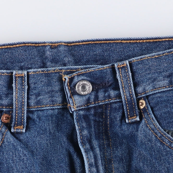Levi's 505 tapered denim pants for men, equivalent to w35 cotton blue type Vintage Second Hand