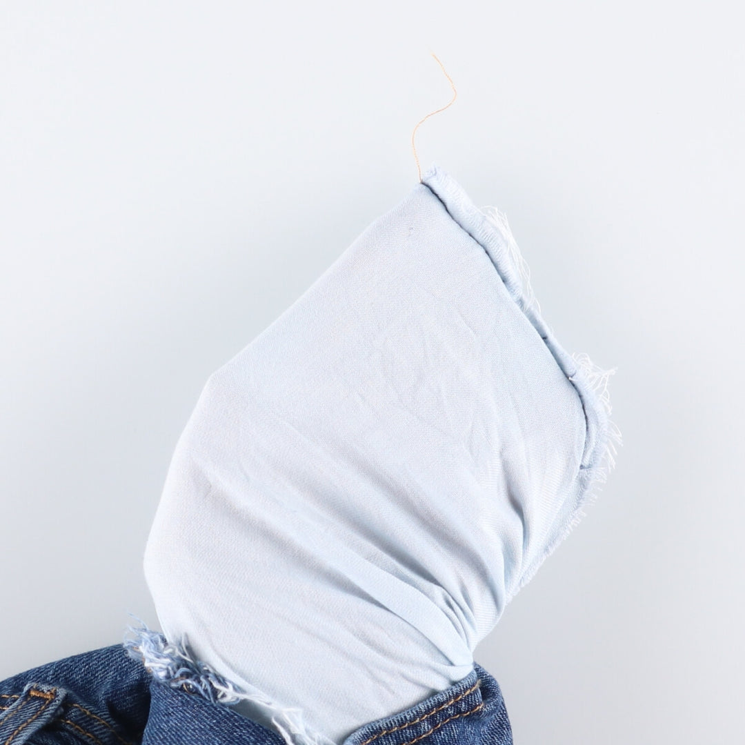Levi's 505 tapered denim pants for men, equivalent to w35 cotton blue type Vintage Second Hand
