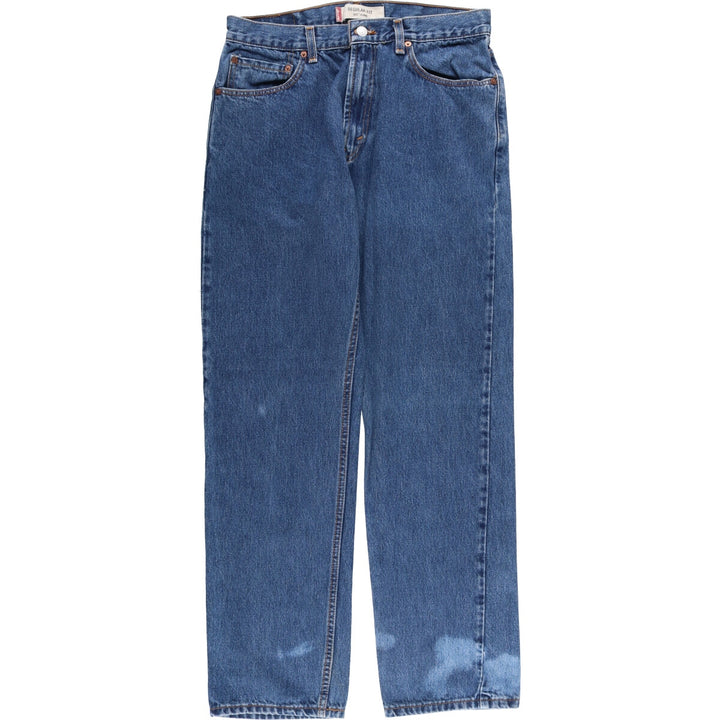 Levi's 505 REGULAR FIT tapered denim pants for men, size w33 cotton blue type Vintage Second Hand