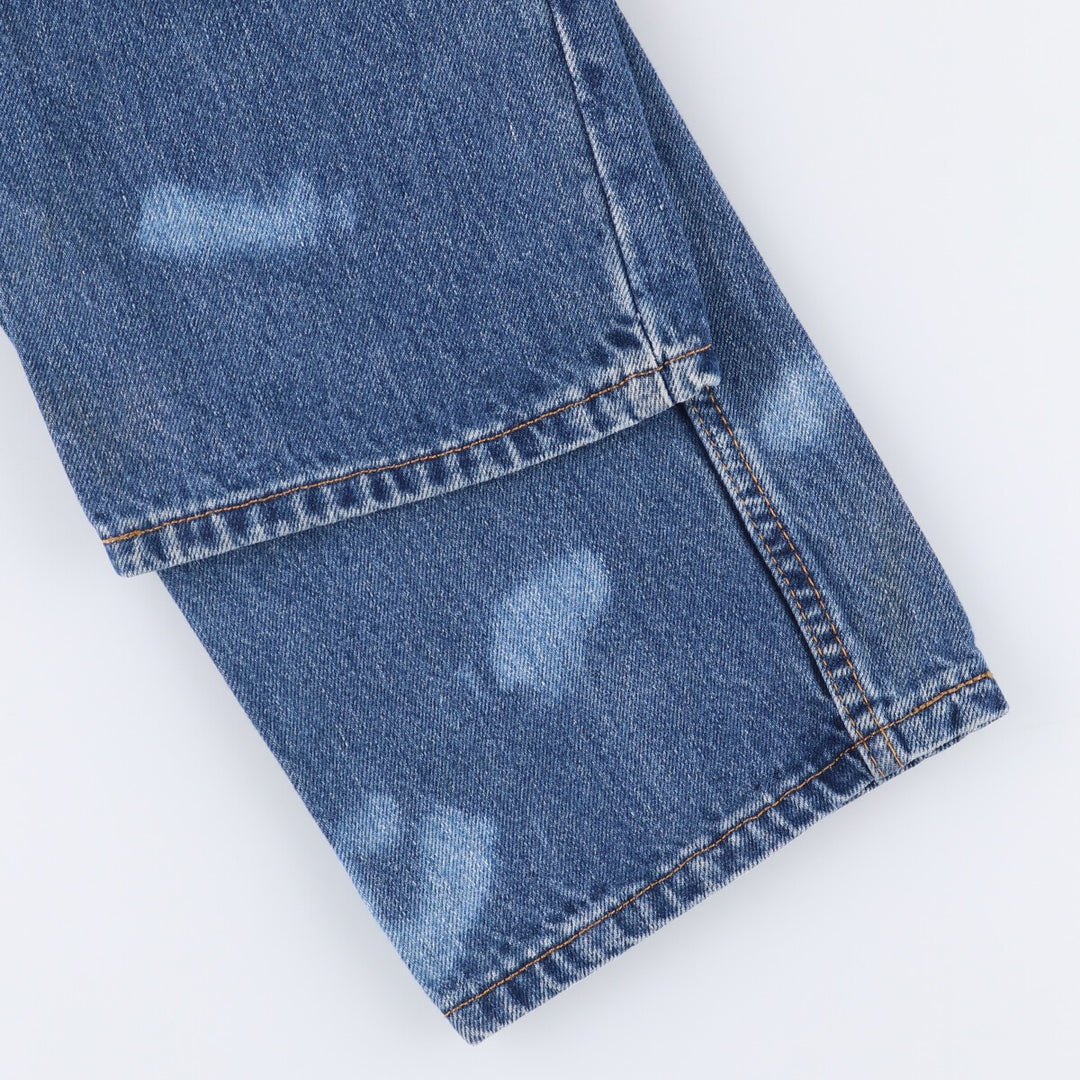 Levi's 505 REGULAR FIT tapered denim pants for men, size w33 cotton blue type Vintage Second Hand