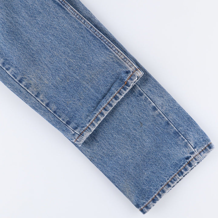 Levi's 505 tapered denim pants for men, size W34 cotton blue type Vintage Second Hand