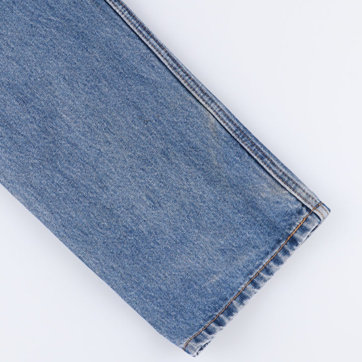 Levi's 505 tapered denim pants for men, size W34 cotton blue type Vintage Second Hand