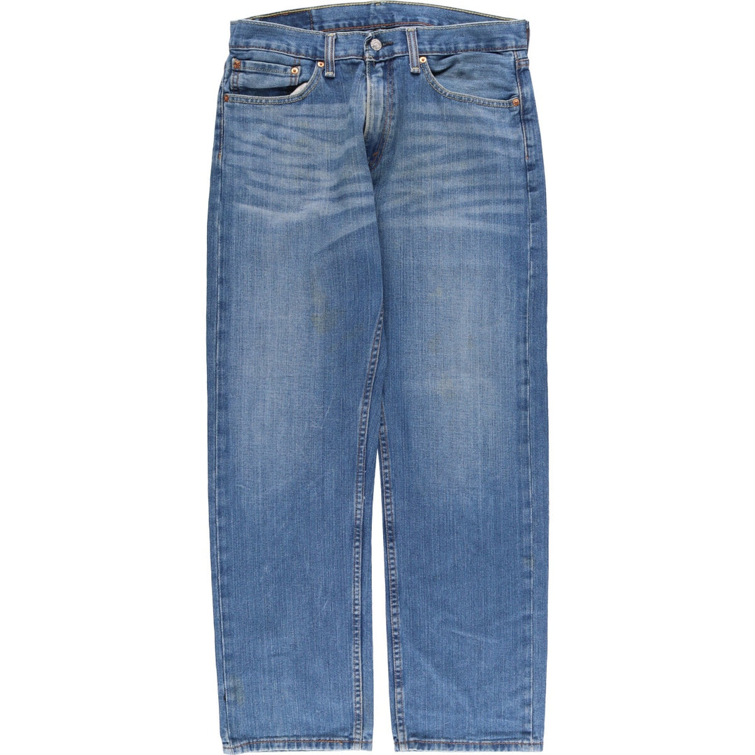 Levi's 505 tapered denim pants for men, equivalent to w35 cotton blue type Vintage Second Hand