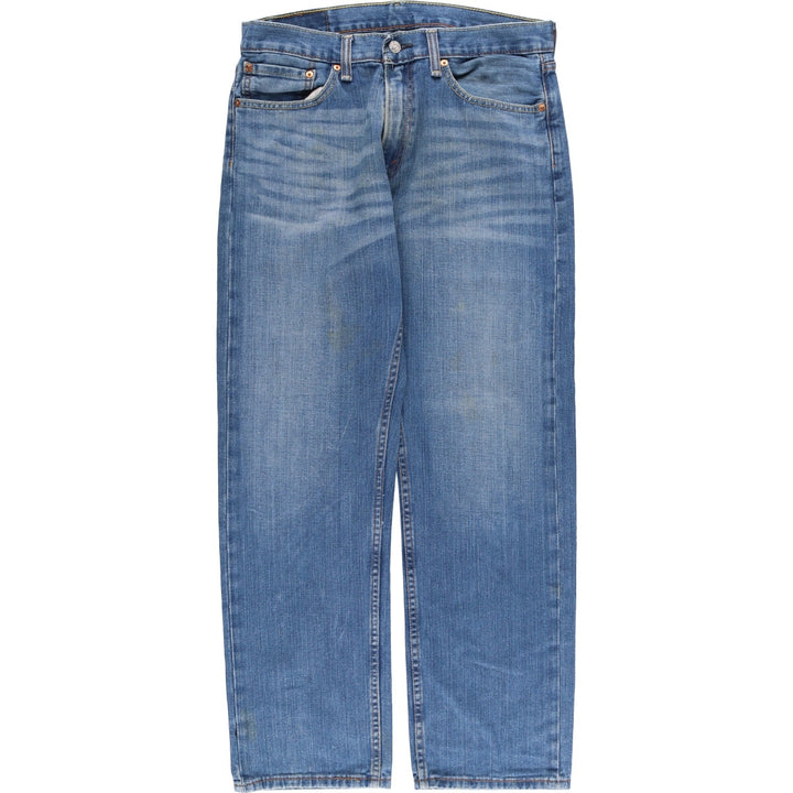Levi's 505 tapered denim pants for men, equivalent to w35 cotton blue type Vintage Second Hand