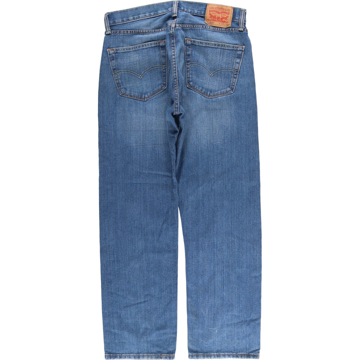 Levi's 505 tapered denim pants for men, equivalent to w35 cotton blue type Vintage Second Hand