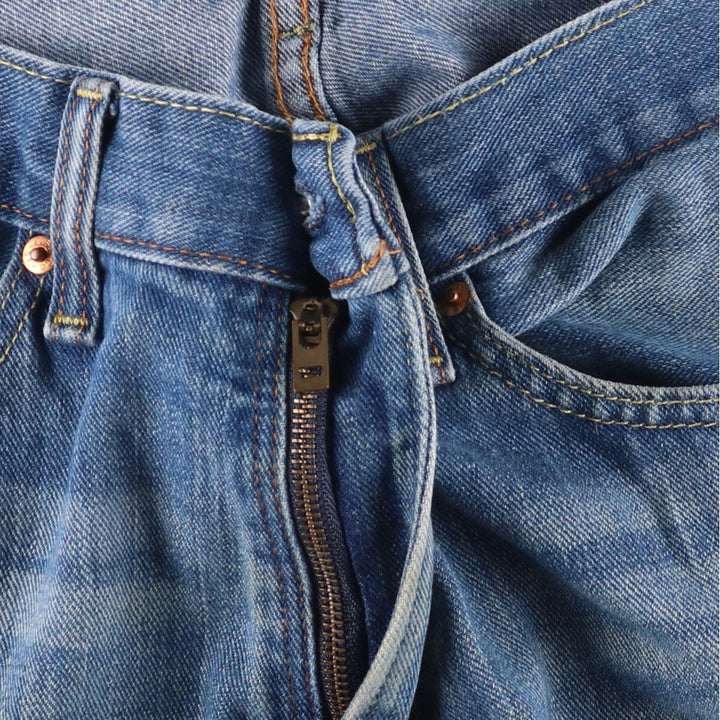 Levi's 505 tapered denim pants for men, equivalent to w35 cotton blue type Vintage Second Hand