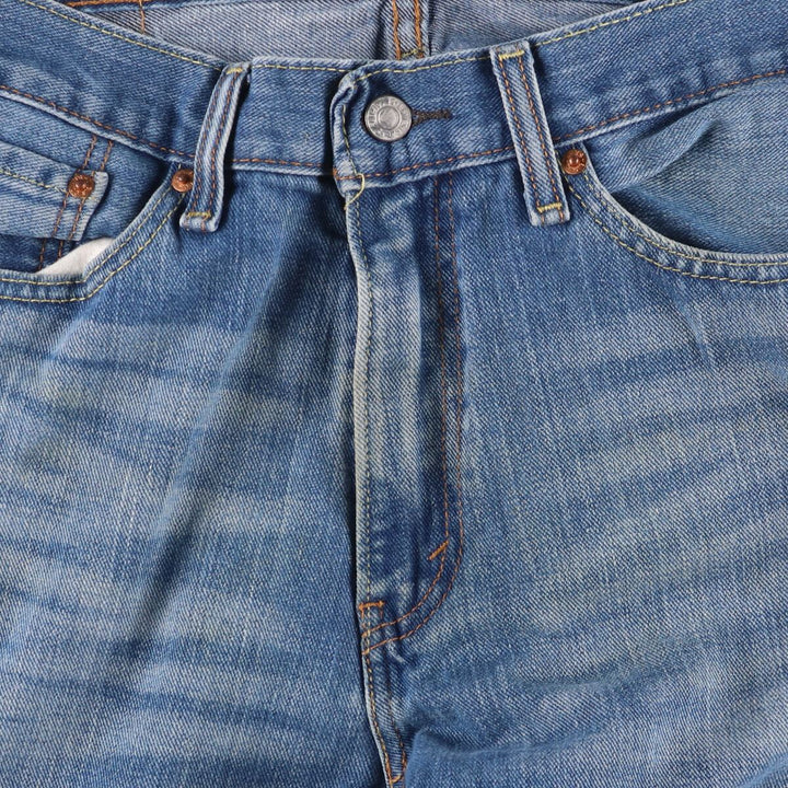 Levi's 505 tapered denim pants for men, equivalent to w35 cotton blue type Vintage Second Hand