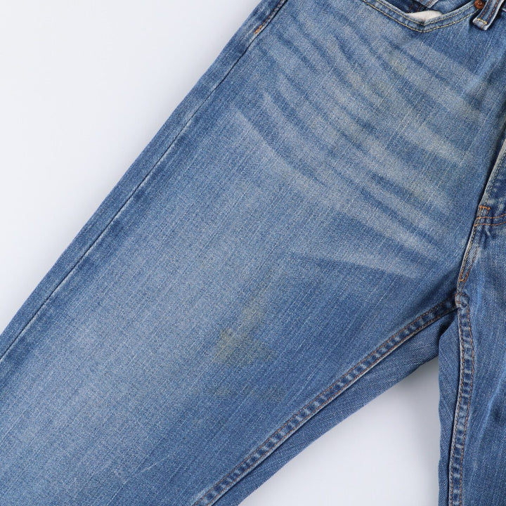 Levi's 505 tapered denim pants for men, equivalent to w35 cotton blue type Vintage Second Hand
