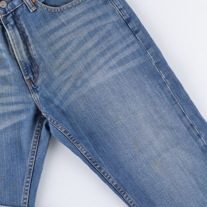 Levi's 505 tapered denim pants for men, equivalent to w35 cotton blue type Vintage Second Hand