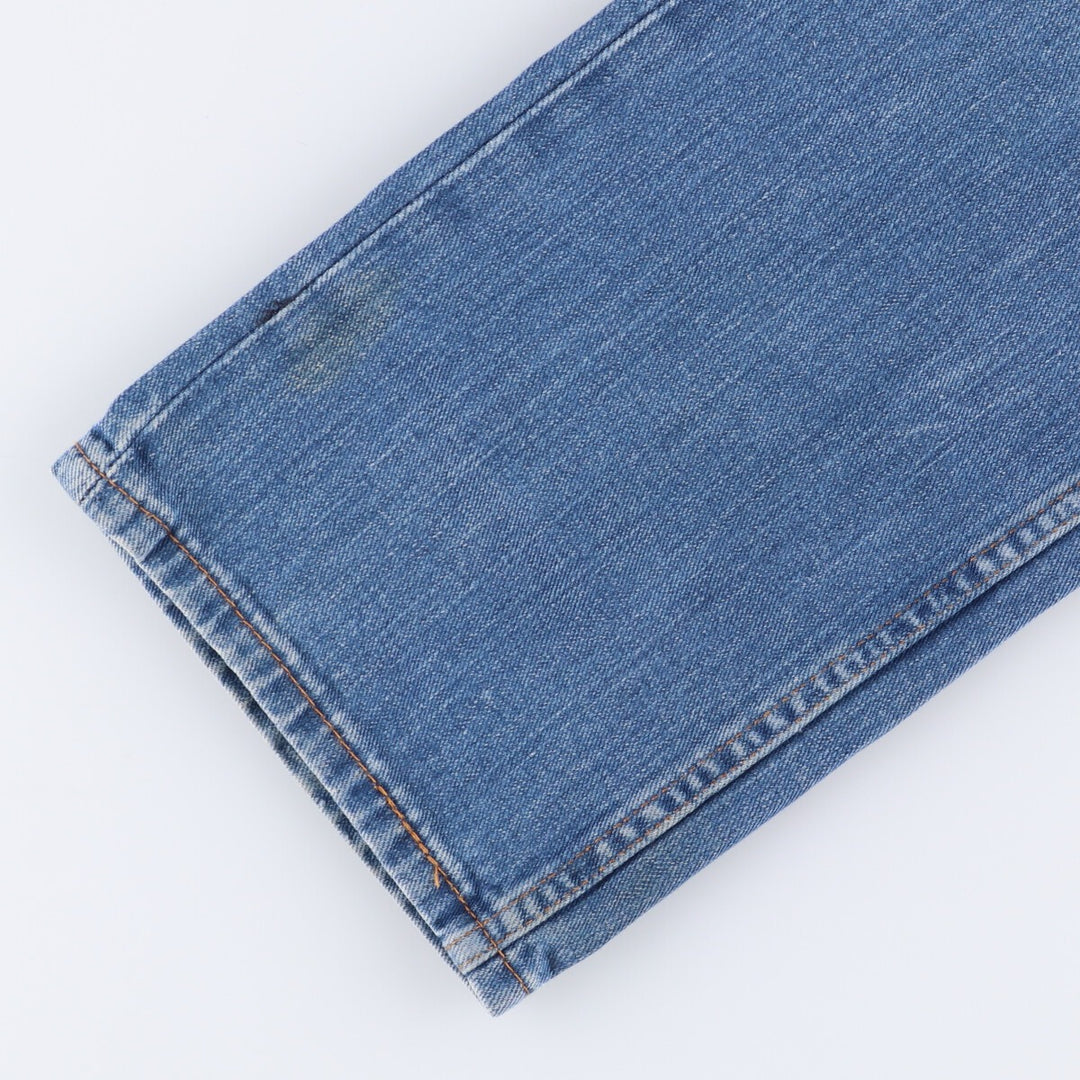Levi's 505 tapered denim pants for men, equivalent to w35 cotton blue type Vintage Second Hand
