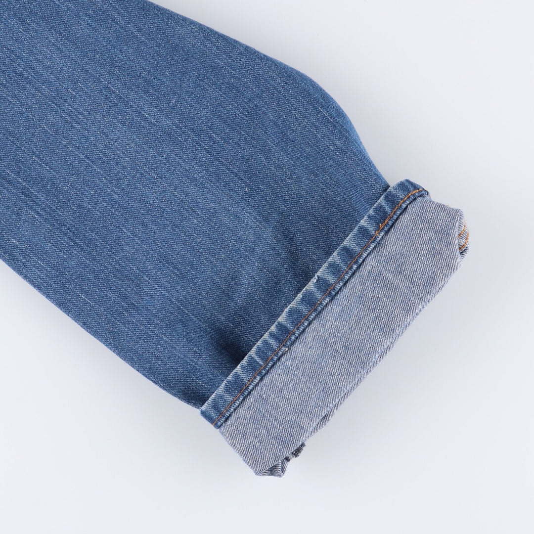 Levi's 505 tapered denim pants for men, equivalent to w35 cotton blue type Vintage Second Hand