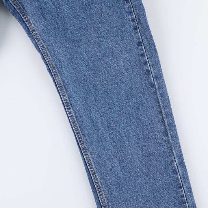 Levi's 505 tapered denim pants for men, size W34 cotton blue type Vintage Second Hand