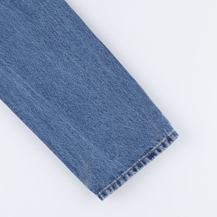 Levi's 505 tapered denim pants for men, size W34 cotton blue type Vintage Second Hand
