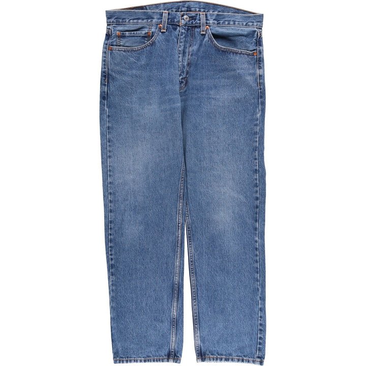 Levi's 505 tapered denim pants for men, size w36 unclear blue type Vintage Second Hand