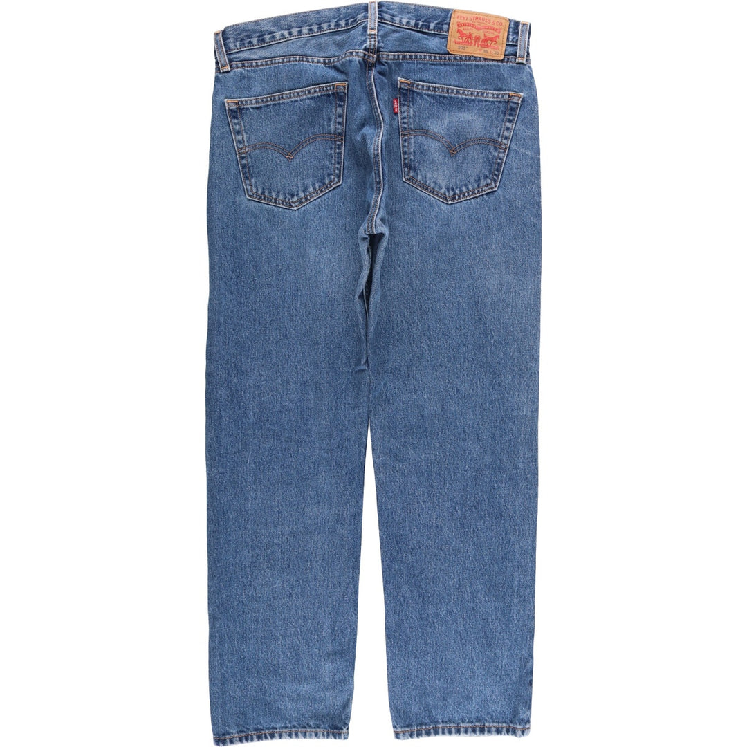 Levi's 505 tapered denim pants for men, size w36 unclear blue type Vintage Second Hand