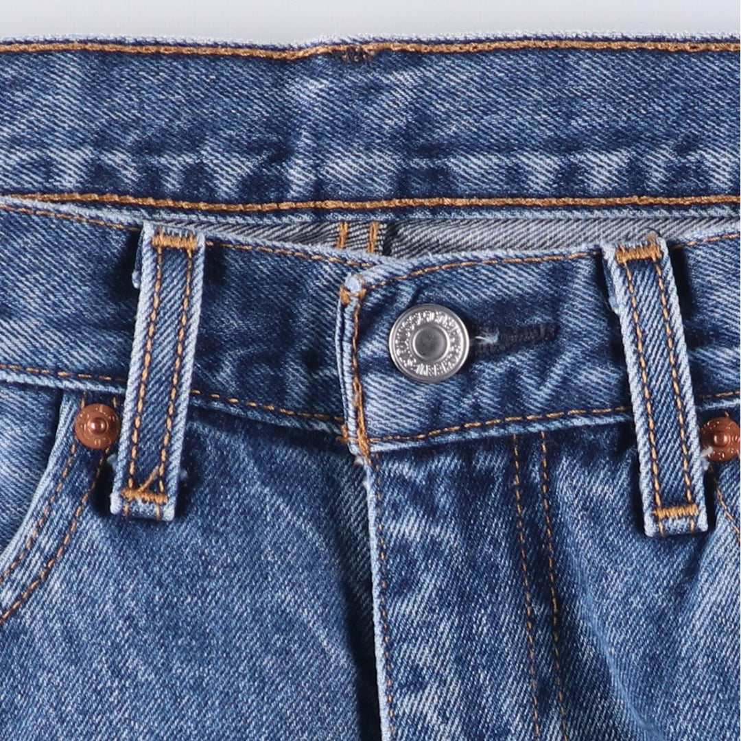 Levi's 505 tapered denim pants for men, size w36 unclear blue type Vintage Second Hand