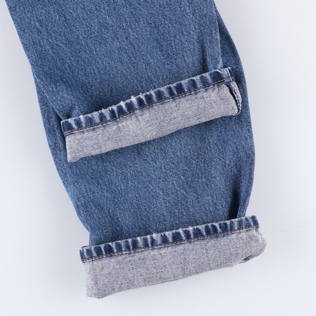 Levi's 505 tapered denim pants for men, size w36 unclear blue type Vintage Second Hand