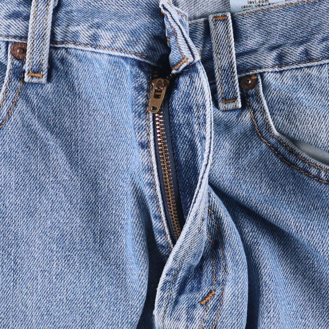Levi's 505 REGULAR FIT tapered denim pants for men, size w34 cotton Blue type light blue Vintage Second Hand
