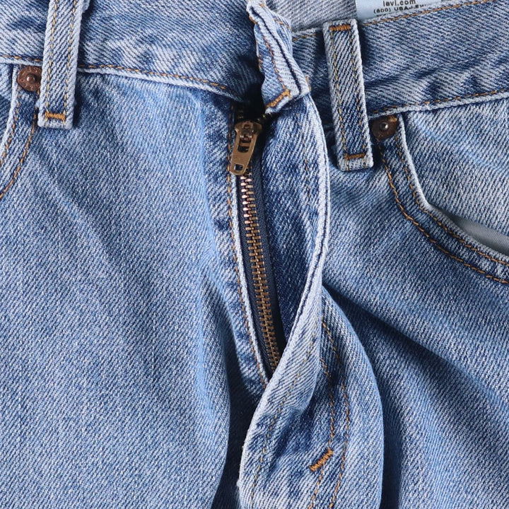 Levi's 505 REGULAR FIT tapered denim pants for men, size w34 cotton Blue type light blue Vintage Second Hand